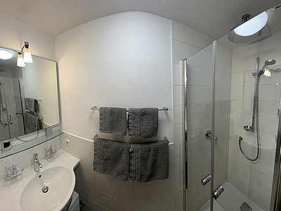 Badezimmer im Appartement 4